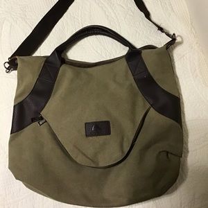 Womens canvas shoulder/crossbody bag